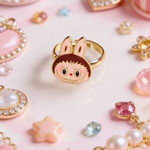 Popmart Popland Exclusive Labubu Enamel Ring Collectors Edition